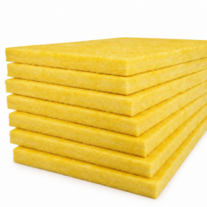 High density rigid glass wool board formaldehyde free wall ceiling acoustic insulation panel